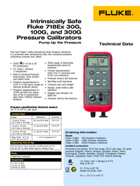 Thumbnail of document Data Sheet - 718Ex Intrinsically Safe Pressure Calibrator